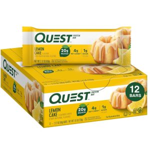 Quest Protein Bars - 12 Bars, Lemon Cake