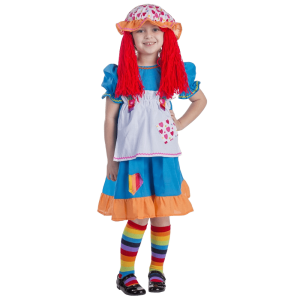 Rainbow Rag Doll Costume - Kids - T2 (Toddler 1-2)